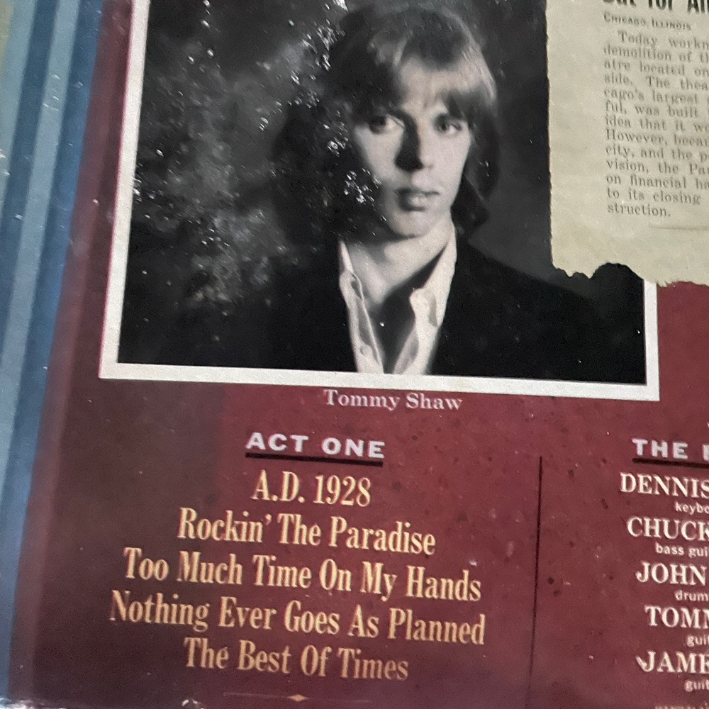 Vintage vinyl in excellent condition